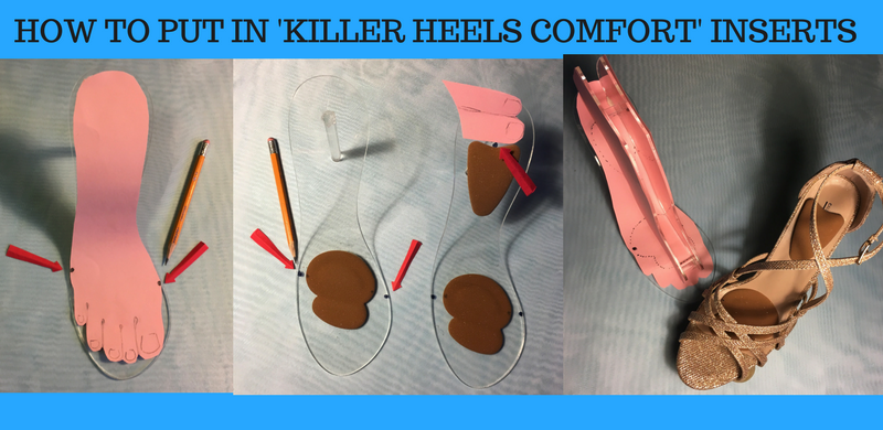 Video of how to put in Killer Heels Comfort inserts into your high heels