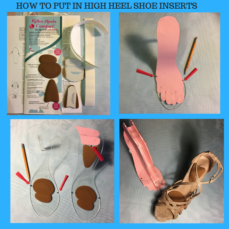 How to put in high heel inserts