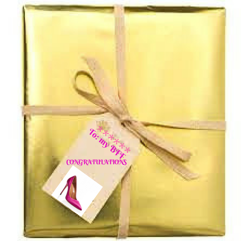 Gift wrapped high heel shoe inserts for your BFF Tips on how to wear heels without pain
