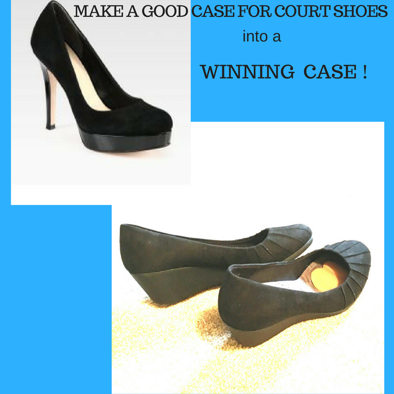 Make a good case for court shoes into a winning case!